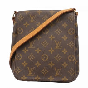 Louis Vuitton Monogram Musette Salsa Short Strap Shoulder Bag M51258 Brown Women's