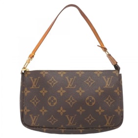 Louis Vuitton Monogram Pochette Accessoires M51980 Brown Women's Pouch