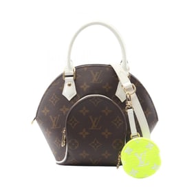 Louis Vuitton Ellipse BB LV Match Handbag, Coated Canvas and Leather, Monogram, Women's, Brown
