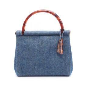 Chanel CHANEL handbag, denim, women's, blue