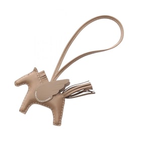Hermes Hermès Rodeo Pegasus PM Charm Accessory, Leather, Swift Anjou Milo, Women's, Brown