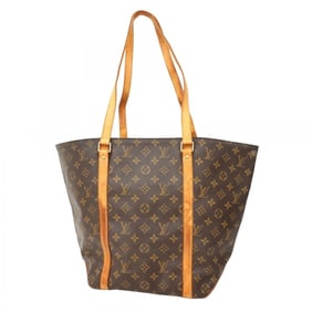 Louis Vuitton Monogram Sac Tote Bag M51108 Brown Women's
