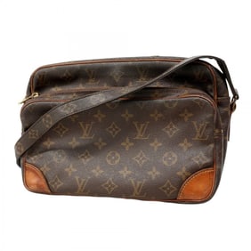 Louis Vuitton Monogram Nile Shoulder Bag M45244 Brown Women's
