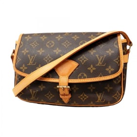 Louis Vuitton Monogram Sologne Shoulder Bag M42250 Brown Women's