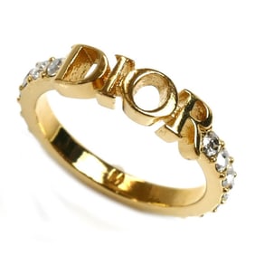 Christian Dior Dior GP Rhinestone Dio(r)evolution Ring R1009DVOCY_D301 Women's Size 12