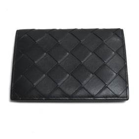 BOTTEGA VENETA Intrecciato Card Case, Black, 749417VCPQ 61027, Men's