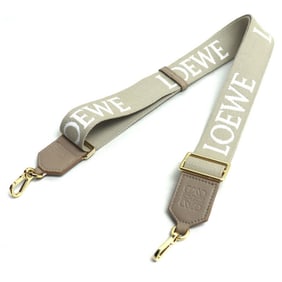 LOEWE shoulder strap, beige, women's
