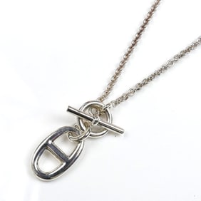 HERMES Ag925 Chaine d'Ancre Amulet Necklace 23AB569331 9.7g 40cm Women's