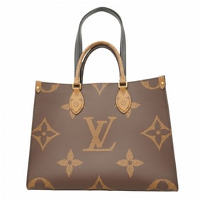 Louis Vuitton Monogram Giant Reverse On-the-Go Tote Bag M45321 Brown 2-Way for Women