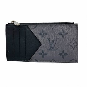 Louis Vuitton Monogram Eclipse Reverse Coin and Card Holder M69533 Black/Grey Men's Wallet/Coin Case