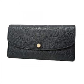 Louis Vuitton Monogram Empreinte Portefeuille Emilie Long Wallet M62369 Noir Women's