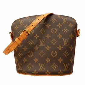 Louis Vuitton Monogram Drouot Shoulder Bag M51290 Brown Women's