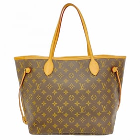 Louis Vuitton Monogram Neverfull MM Tote Bag M40156 Brown Women's