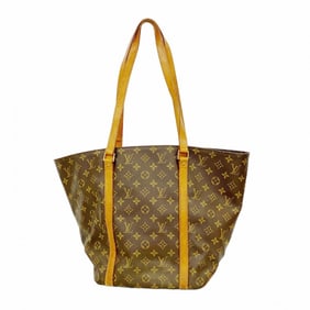 Louis Vuitton Monogram Sac Tote Bag M51108 Brown Women's