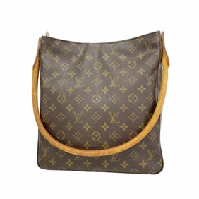 Louis Vuitton Monogram Looping GM Shoulder Bag M51145 Brown Women's
