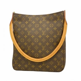 Louis Vuitton Monogram Looping GM Shoulder Bag M51145 Brown Women's