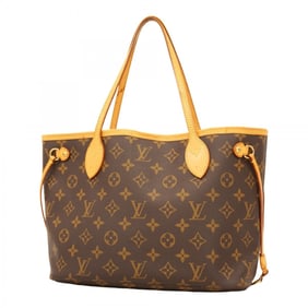 Louis Vuitton Monogram Neverfull PM Tote Bag M40155 Brown Women's