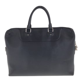 LOUIS VUITTON Epi Leather Porte-Document Jour, Black with Silver Hardware, M50163, Men's Business