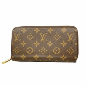 Louis Vuitton Monogram Zippy Wallet M42616 Brown Men's and Women's