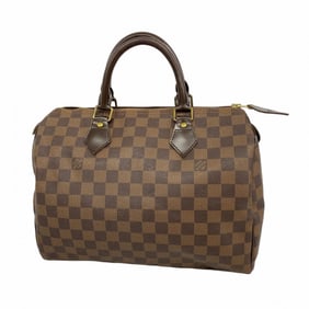 Louis Vuitton Damier Speedy 30 Handbag N41364 Ebene Women's