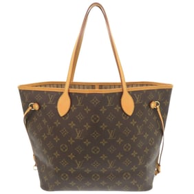 Louis Vuitton Neverfull MM Monogram M40156 Brown Tote Bag 0017 LOUIS VUITTON
