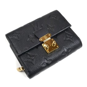 LOUIS VUITTON Portefeuille Metis Compact Tri-fold Wallet in Monogram Empreinte Noir, M80880, Women's