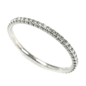 CARTIER 18K White Gold Etincel Diamond Ring, Size 10, 50cm, 1.1g, Women's, B4210450