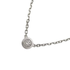 Cartier d'Amour Diamond Necklace, 41cm, XS, K18 WG, White Gold 750, Diamant Léger Necklace