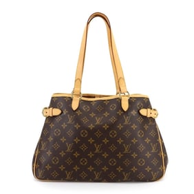 Louis Vuitton Monogram Batignolles Horizontal Tote Bag, Brown, M51154, Gold Hardware