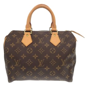 Louis Vuitton Speedy 25 Monogram M41528 Brown Handbag 1319 LOUIS VUITTON
