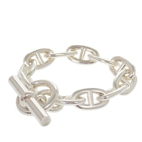 Hermes Chaine d'Ancre TGM 11-link Sterling Silver Bracelet 1502 HERMES