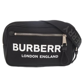Burberry logo print nylon black body bag/waist bag, black, 0889 BURBERRY
