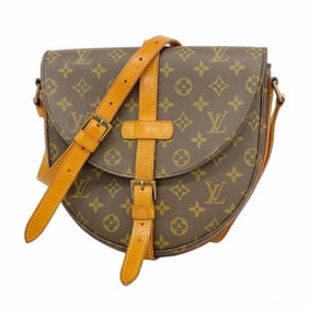 Louis Vuitton Monogram Chantilly GM Shoulder Bag M40647 Brown Women's