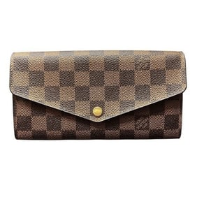 Louis Vuitton Damier Portefeuille Sarah N63209 Long Wallet for Men and Women