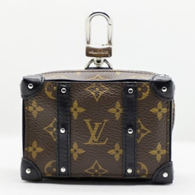 Louis Vuitton Monogram Soft Trunk Pouch M00753 Brown Keychain Wallet/Coin Case Men's/Women's 1345