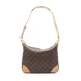 Louis Vuitton Boulogne PM Shoulder Bag, Coated Canvas and Leather, Monogram, Women's, Brown, M51265
