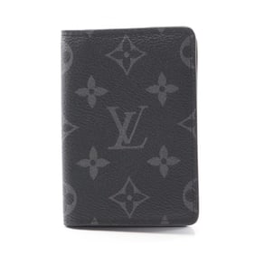 Louis Vuitton De Poche Organizer, Business Card Holder/Card Case, Coated Canvas, Monogram Eclipse,