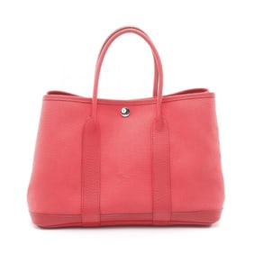 Hermes Hermès Garden Party TPM Tote Bag, Canvas and Leather, Toile Officier Negonda, Women's, Pink