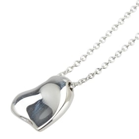 Tiffany & Co. SV925 Silver Full Heart Necklace for Women