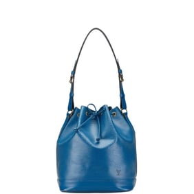 Louis Vuitton Epi Petit Noe One-Shoulder Bag/Handbag M44105 Toledo Blue Leather Women's LOUIS