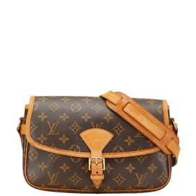 Louis Vuitton Monogram Sologne Crossbody Shoulder Bag M42250 Brown Leather Women's LOUIS VUITTON