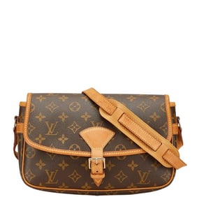 Louis Vuitton Monogram Sologne Crossbody Shoulder Bag M42250 Brown Leather Women's LOUIS VUITTON