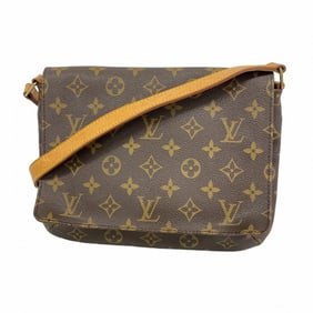 Louis Vuitton Monogram Musette Tango Short Strap Shoulder Bag M51257 Brown Women's