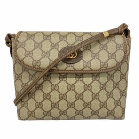 Gucci GG Supreme 007 115 Shoulder Bag, Brown, Women's, P1516108
