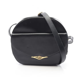 Cartier Sapphire Shoulder Bag, Leather, Women's, Navy