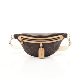 Louis Vuitton High-Rise Waist Bag, Body Coated Canvas and Leather, Monogram, Women's, Brown, M46784