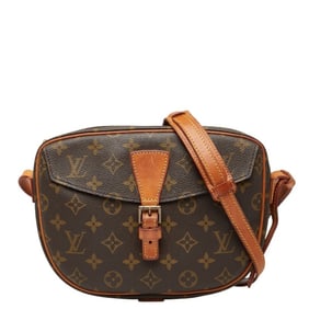 Louis Vuitton Monogram Jeune Fille Crossbody Shoulder Bag M51227 Brown Leather Women's LOUIS VUITTON