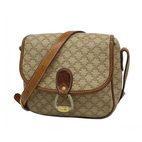 Celine Shoulder Bag Macadam Brown Women's