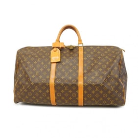 Louis Vuitton Boston Bag Monogram Keepall 60 M41422 Brown Men's Women's