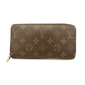 Louis Vuitton Long Wallet Monogram Zippy M60017 Brown Men's Women's